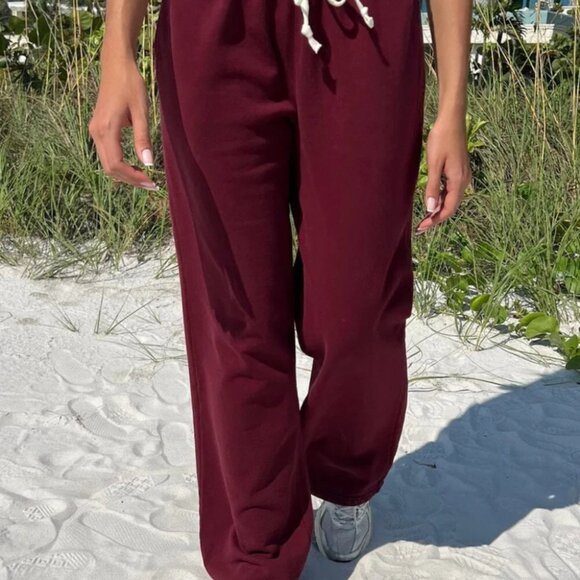 Brandy Melville Burgundy Maroon Set - Picture 3 of 3